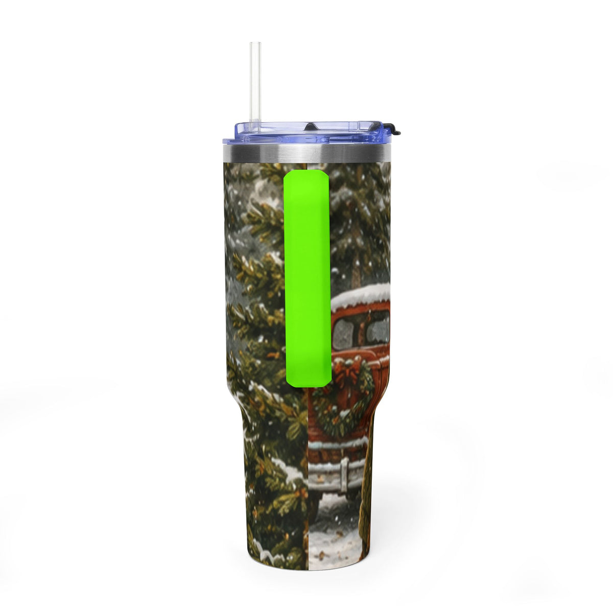 Christmas 40oz Tumbler – Insulated Holiday Travel Cup | Finn's Kozy Fox Cottage