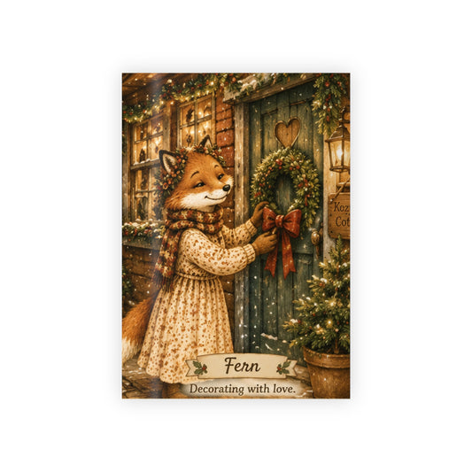 Fern’s Cozy Christmas Welcome Home Gift Wrapping Paper