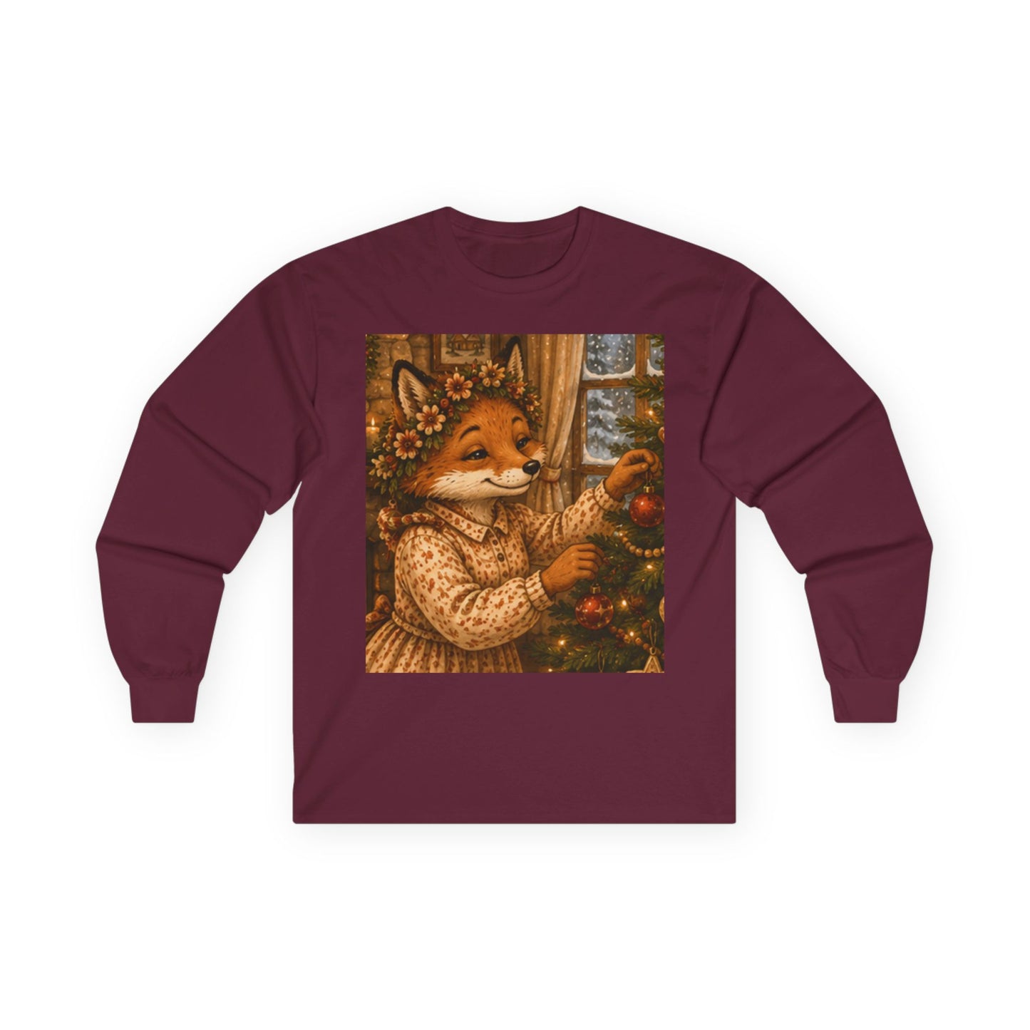 Fern's Cozy Christmas Tree Long Sleeve T-Shirt