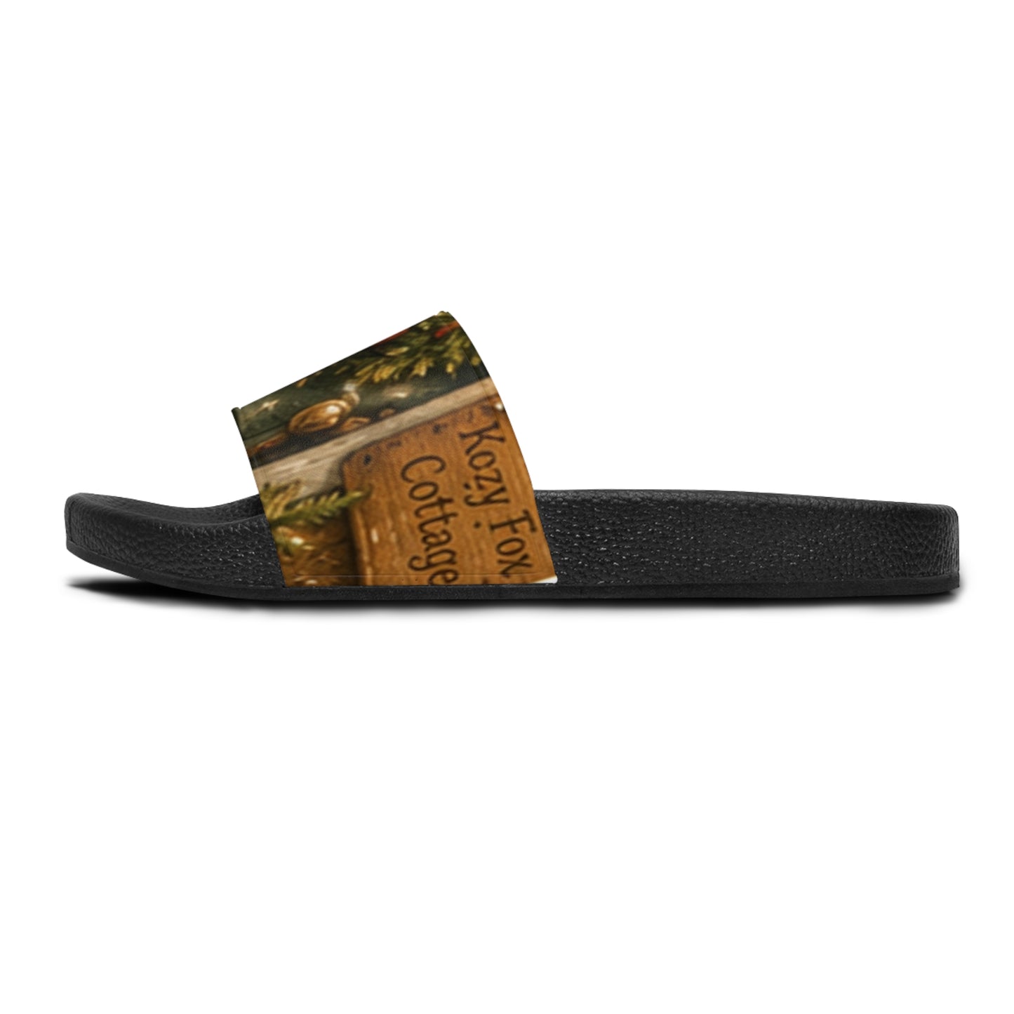 Fern’s Cozy Christmas Welcome Home Slide Sandals