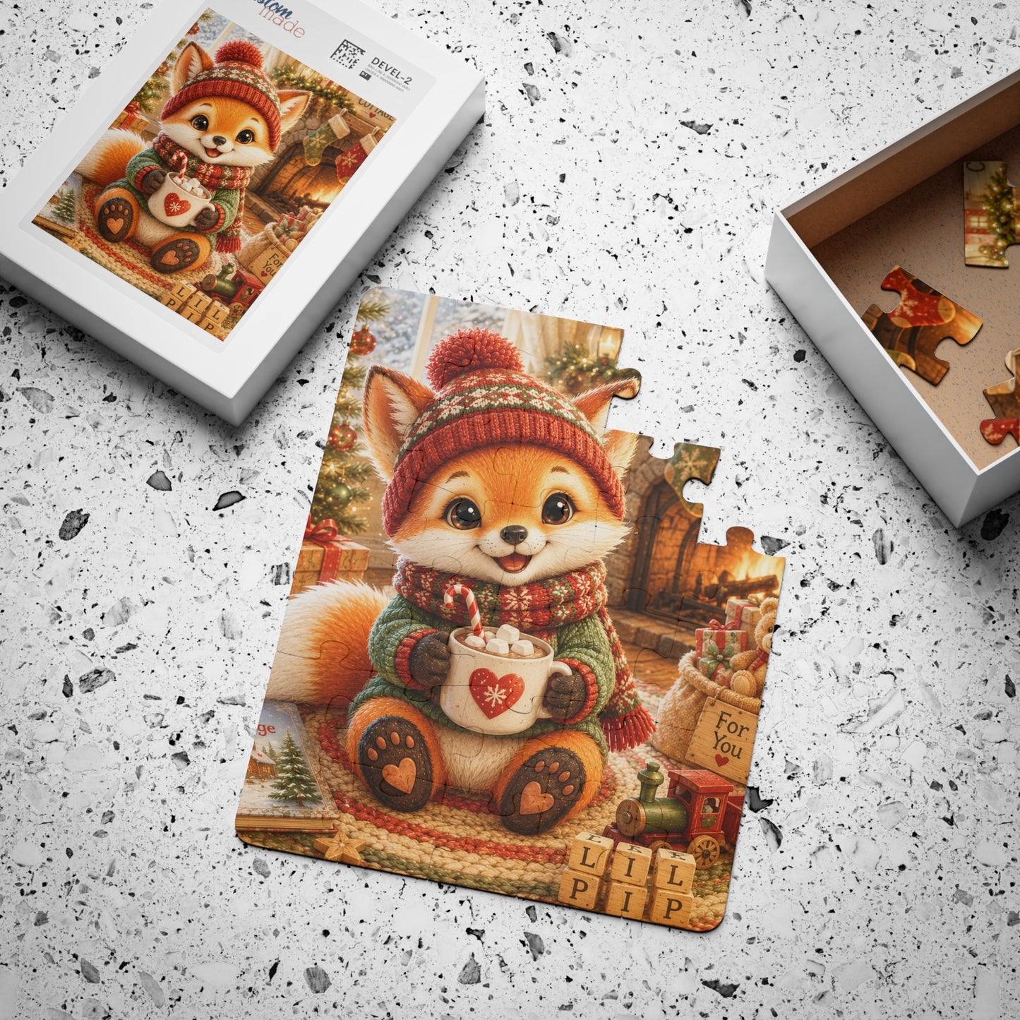 Lil Pip’s Cozy Christmas 30-Piece Kids’ Puzzle