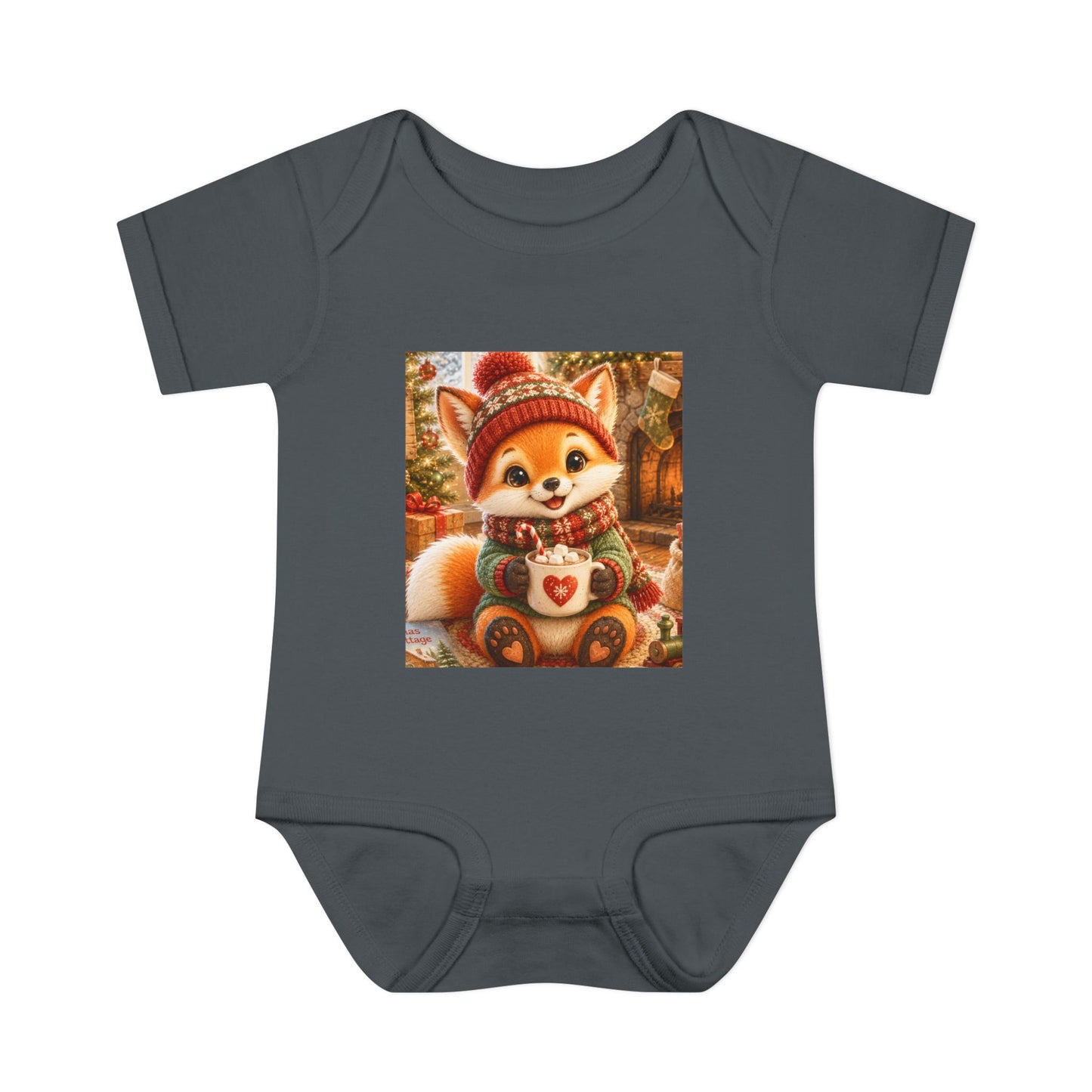 Lil Pip’s Baby’s First Christmas Short Sleeve Bodysuit
