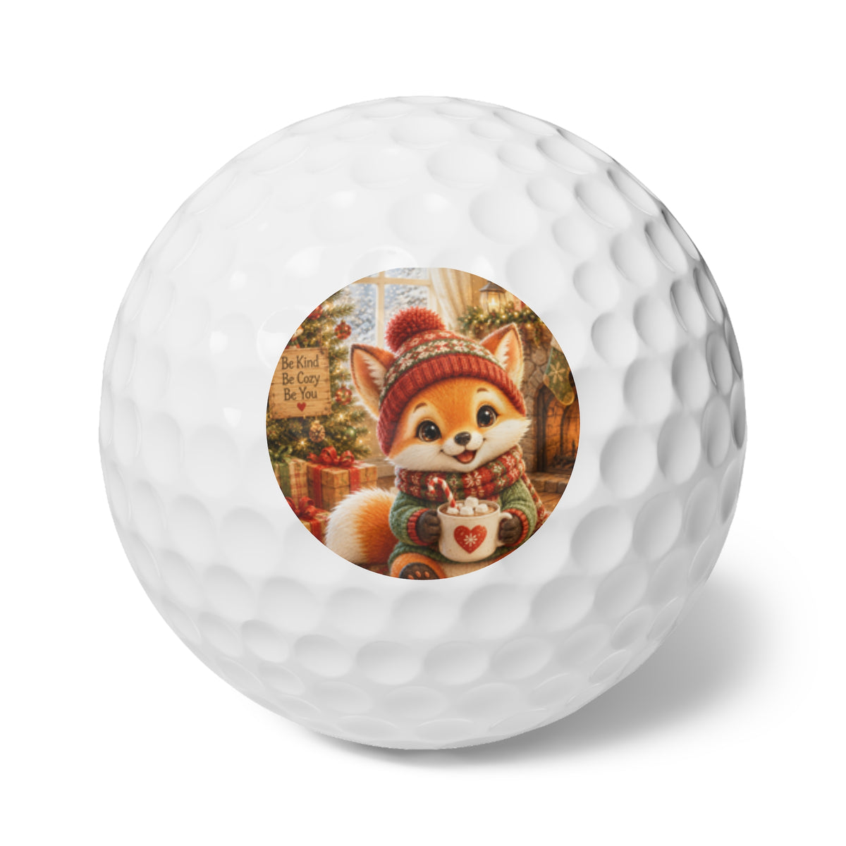 Christmas Golf Balls – Festive Holiday Gift for Golfers | Lil Pip's Kozy Fox Cottage