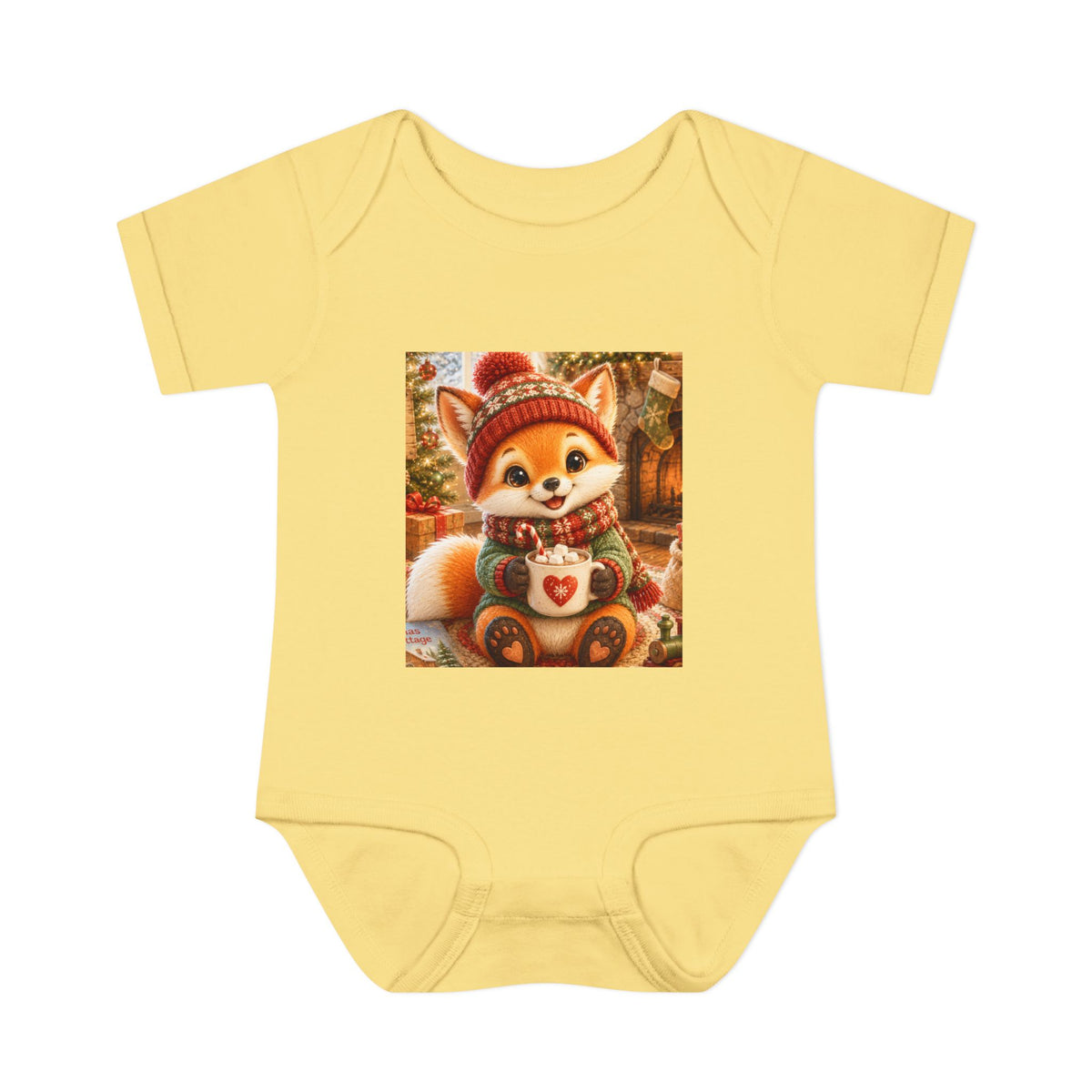 Lil Pip’s Baby’s First Christmas Short Sleeve Bodysuit
