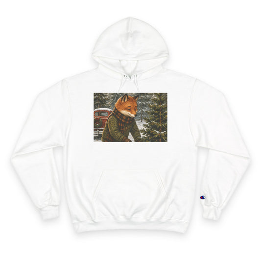 Finn’s Cozy Christmas Tree Adventure Champion Hoodie