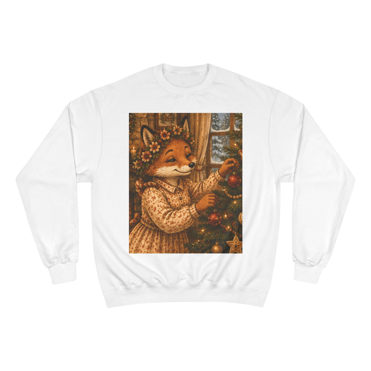Fern’s Cozy Christmas Tree Adventure Champion Sweatshirt
