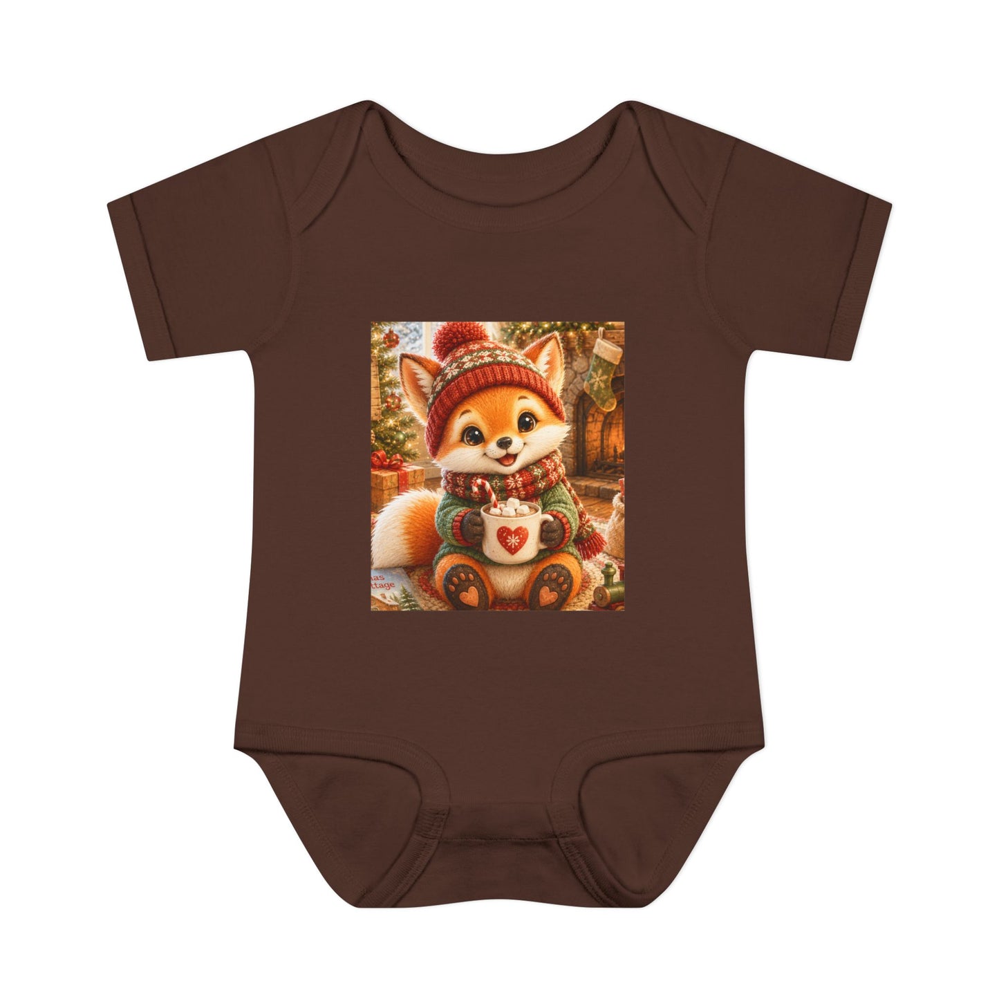 Lil Pip’s Baby’s First Christmas Short Sleeve Bodysuit