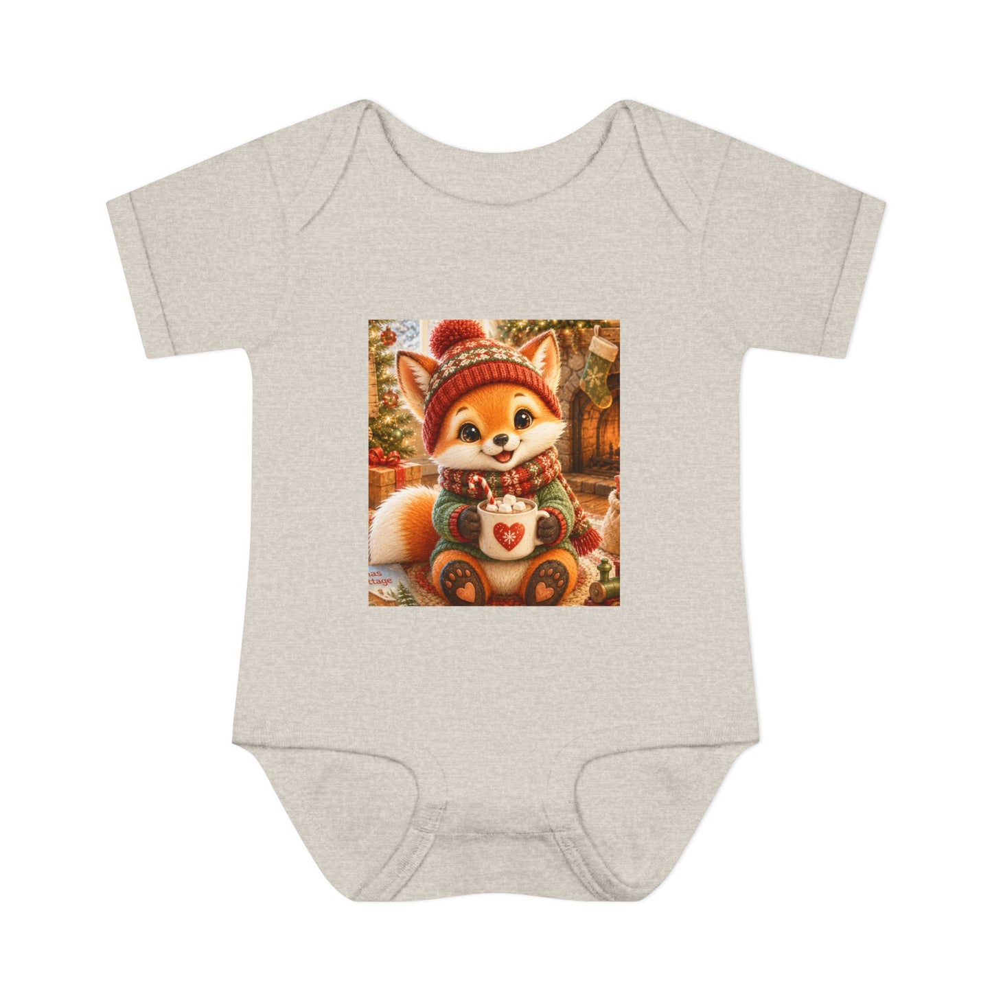 Lil Pip’s Baby’s First Christmas Short Sleeve Bodysuit