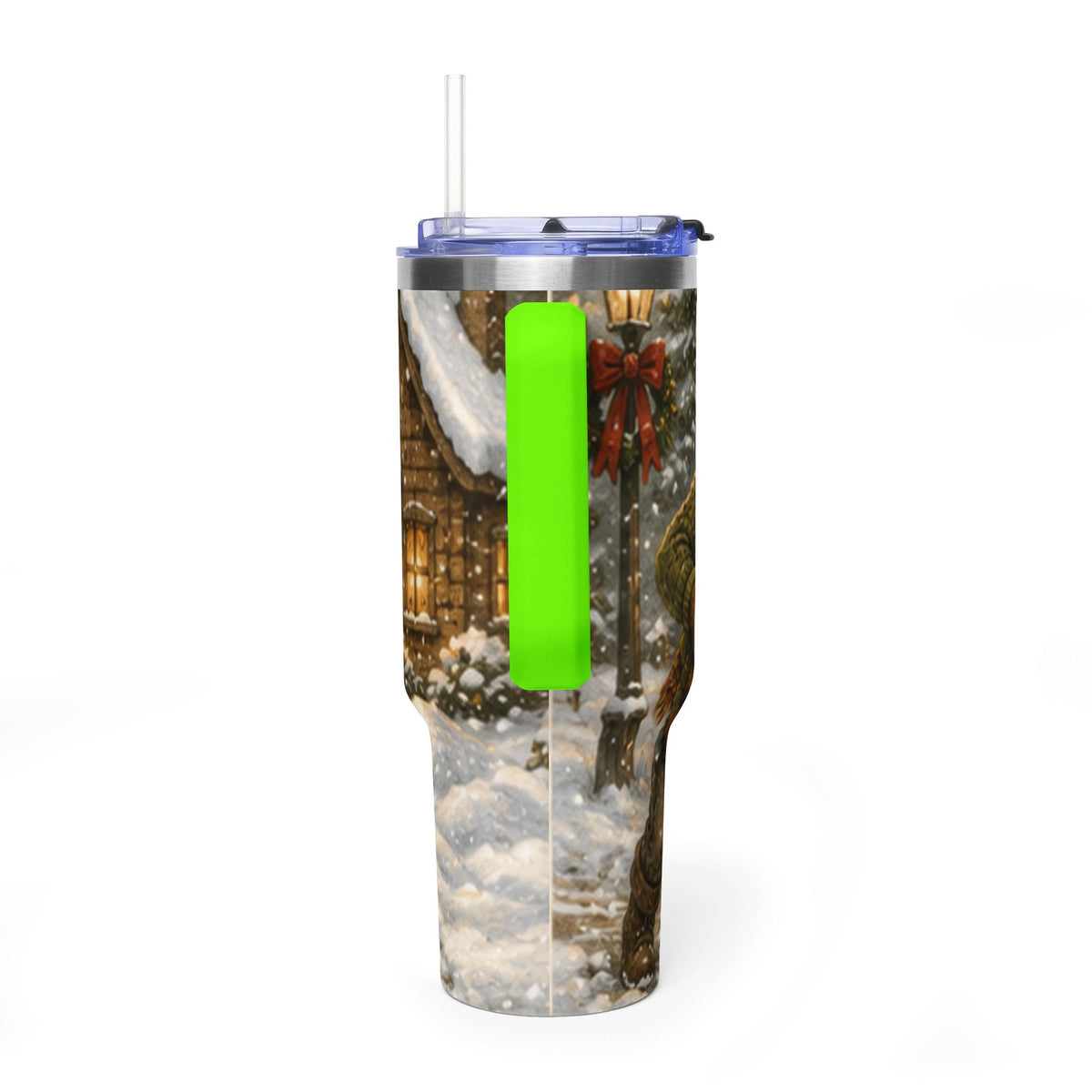 40oz Vacuum Thermal Tumbler – Insulated Travel Cup, Christmas Gift | Kozy Fox Cottage
